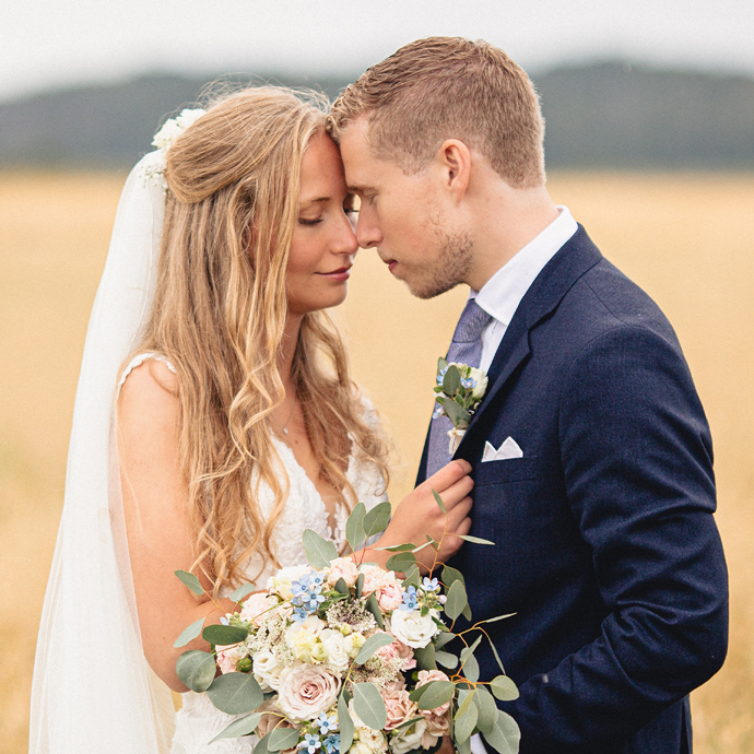 Bröllopsfotografering - Vallda & Ölmevalla